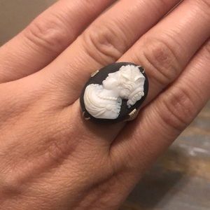 Victorian onyx ring